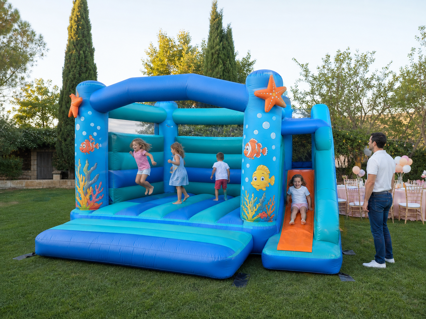 Alquiler de hinchables medianos para eventos