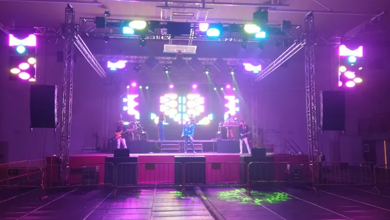 Sonido e iluminación para conciertos